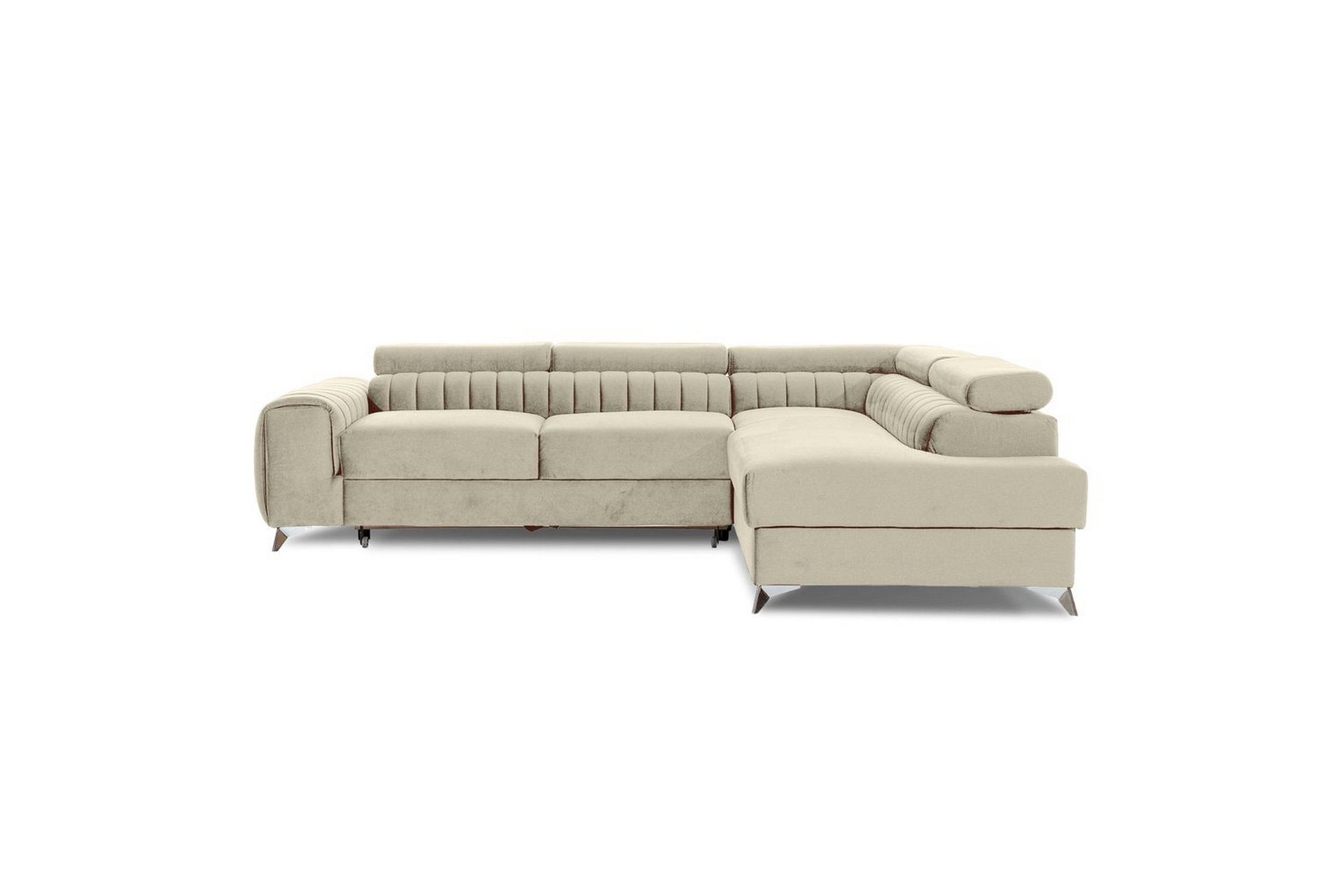 Seksjon Eltap Laurence 278x205x92 cm - Monolith 04, Lys Beige, Høyre