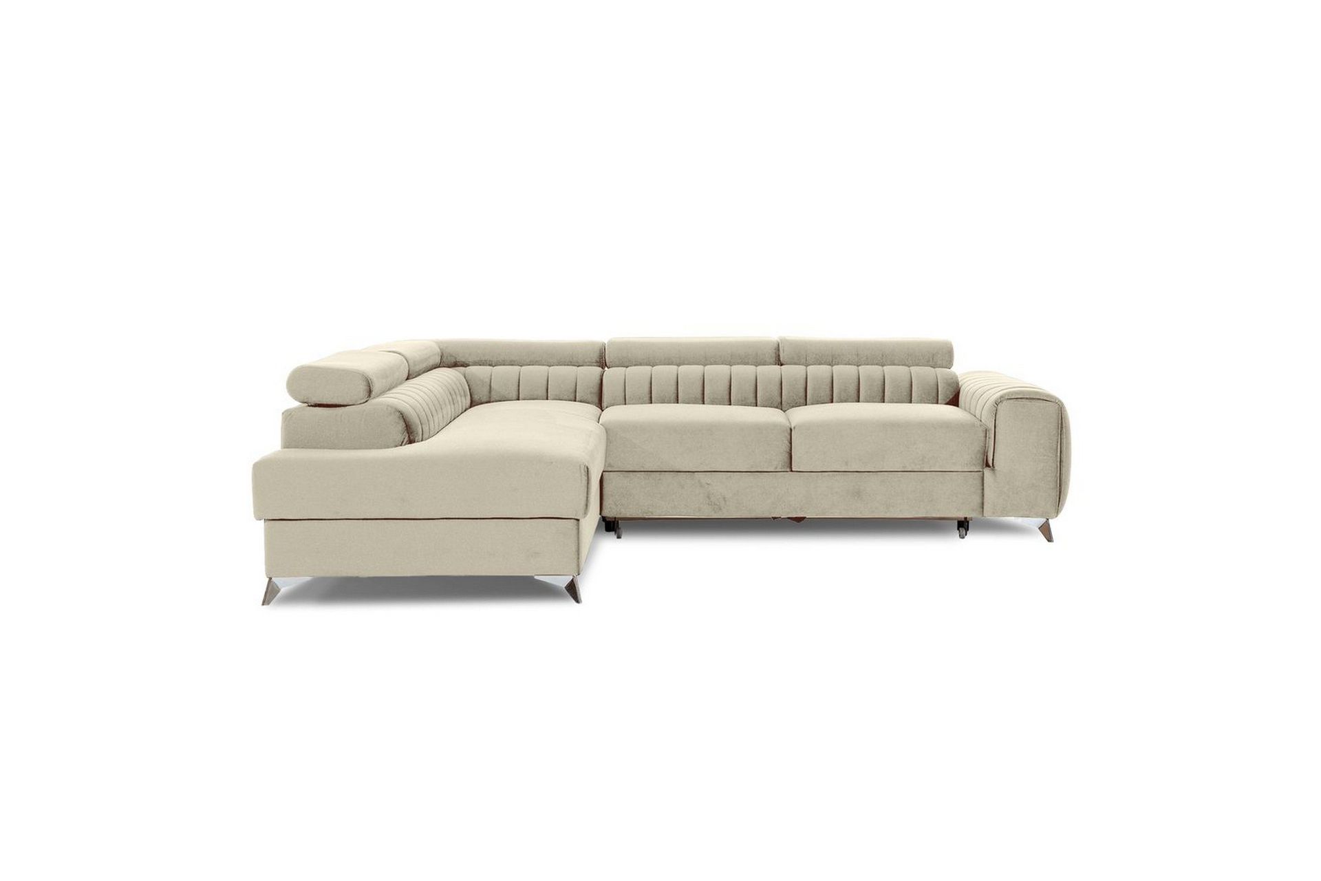 Seksjon Eltap Laurence 278x205x92 cm - Monolith 04, Lys Beige, Venstre
