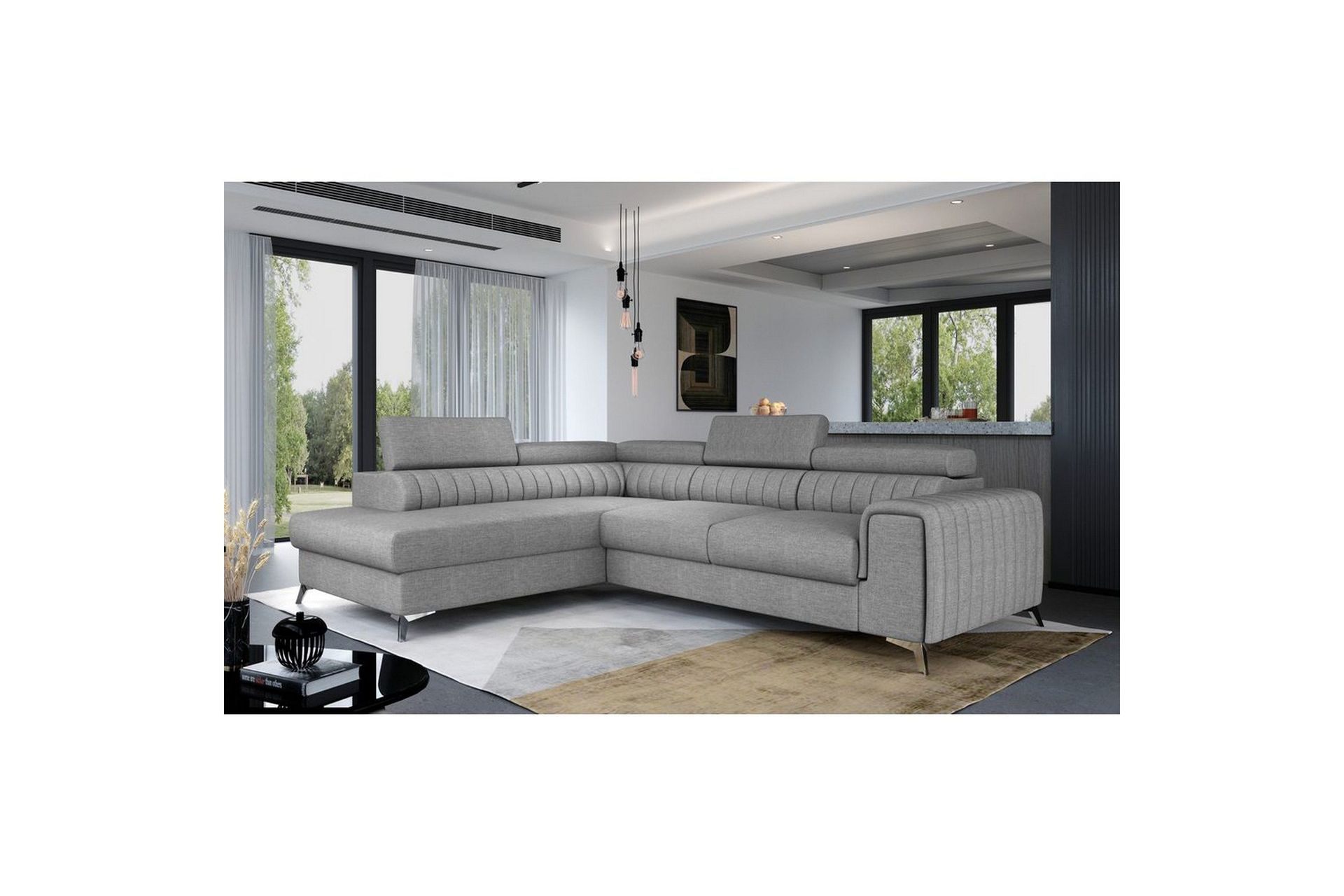 Seksjon Eltap Laurence 278x205x92 cm - Sawana 21, Venstre