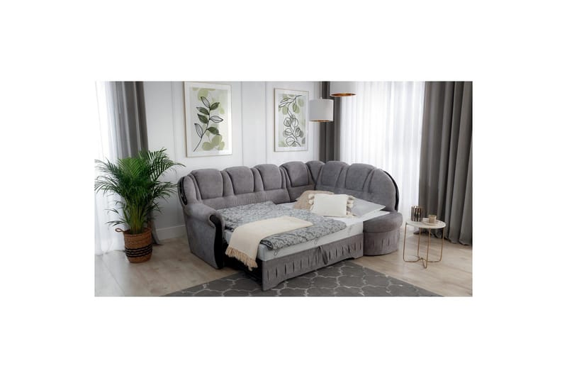 Seksjon Eltap Lord 243x180x112 cm - Dora 21, Beige, Høyre - Møbler - Sofaer - Sovesofaer