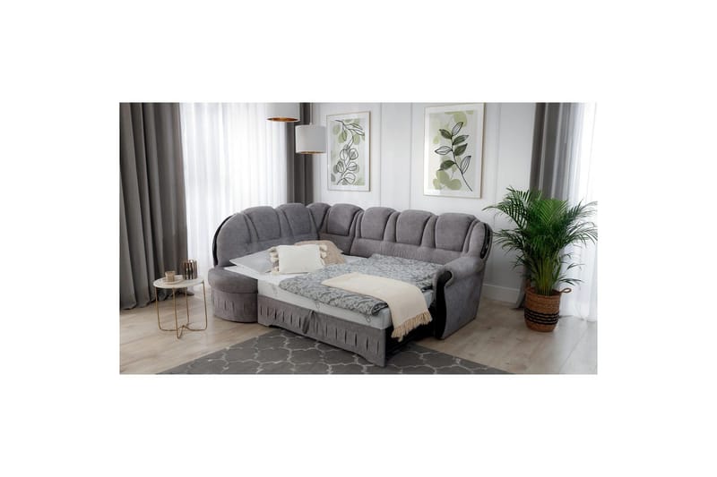 Seksjon Eltap Lord 243x180x112 cm - Dora 21, Beige, Venstre - Møbler - Sofaer - Sovesofaer