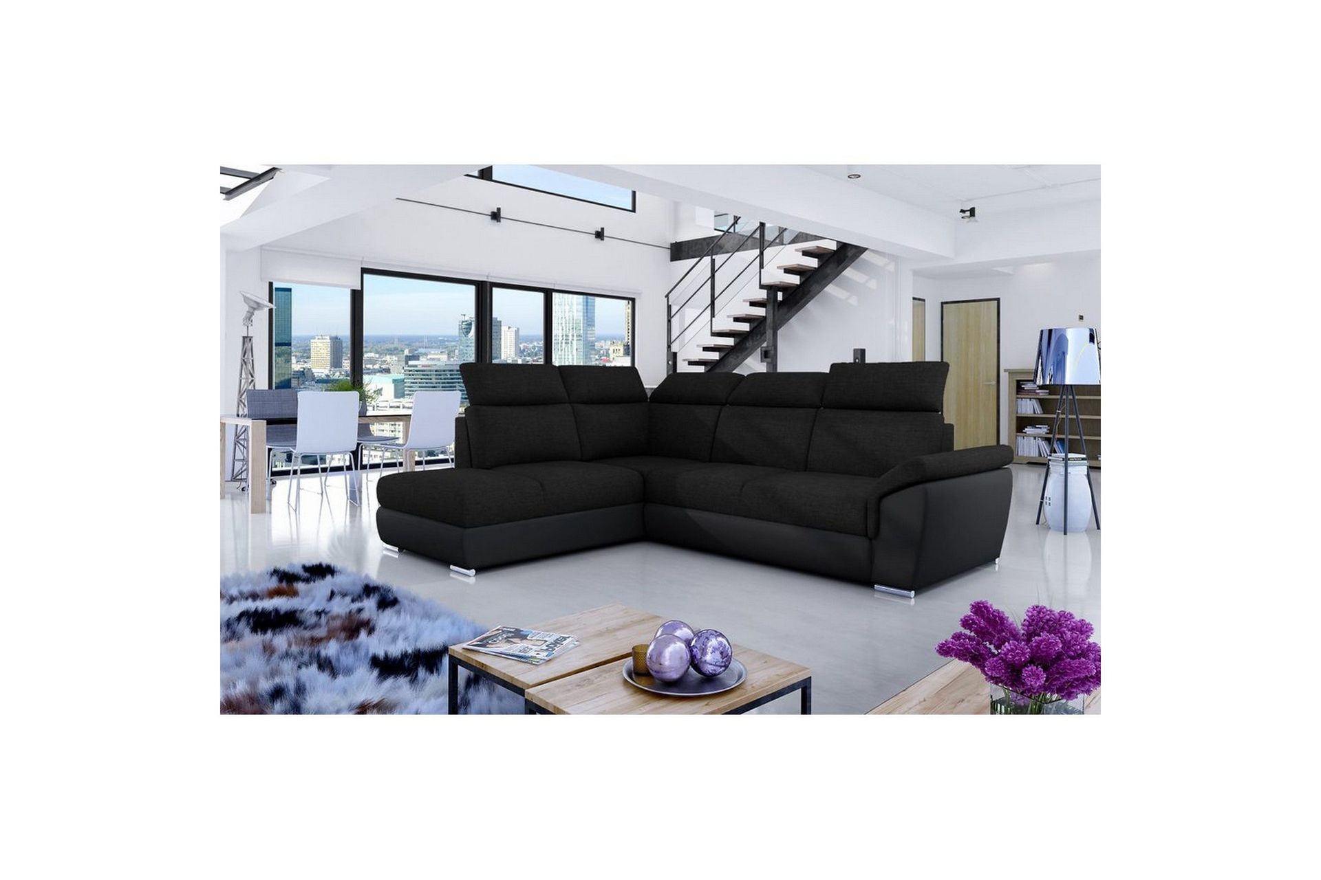 Seksjon Eltap Loreto 260x210x102 cm - Sawana 14, Soft 11, Venstre
