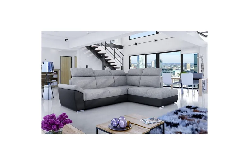 Seksjon Eltap Loreto 260x210x102 cm - Sawana 21, Soft 11, Høyre - Møbler - Sofaer - Sovesofaer