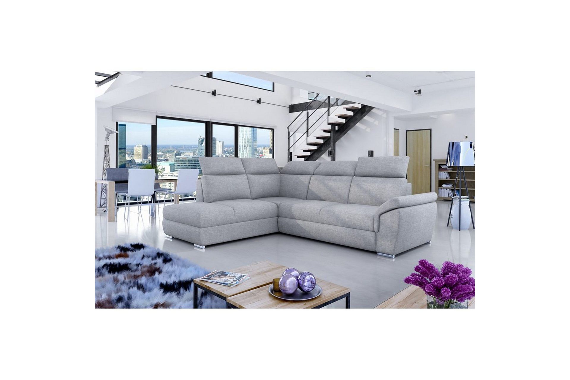 Seksjon Eltap Loreto 260x210x102 cm - Sawana 21, Venstre