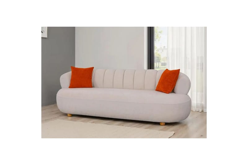 Seylor Sofa 3-seter - Hvit - Møbler - Sofaer - Sofa 3 seter