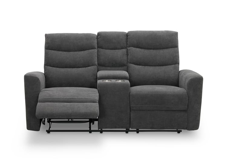 Shano Reclinersofa 2-seter Elektrisk - Grå - Møbler - Sofaer - Reclinersofaer - 2 seters kinosofa & reclinersofa