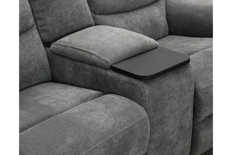 Shano Reclinersofa 2-seter Elektrisk - Grå - Møbler - Sofaer - Reclinersofaer - 2 seters kinosofa & reclinersofa