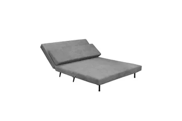 Sjeselong Mallory Antrasitt, Lin stoff/metall/tre - Antrasitt, Lin stoff/metall/tre - Møbler - Sofaer - Sovesofaer