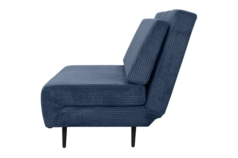 Sjeselong Mallory Blå, Cordfløyel/Metall/Tre - Blå, Cordfløyel/Metall/Tre - Møbler - Sofaer - Sovesofaer