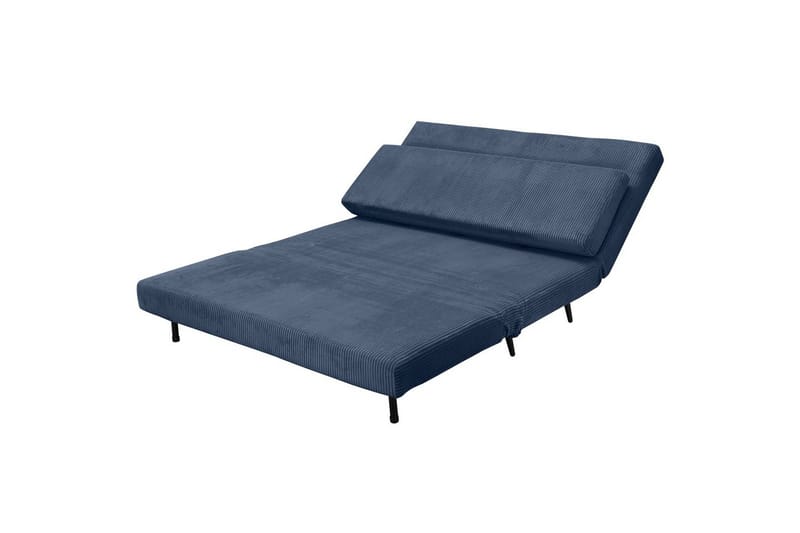 Sjeselong Mallory Blå, Cordfløyel/Metall/Tre - Blå, Cordfløyel/Metall/Tre - Møbler - Sofaer - Sovesofaer