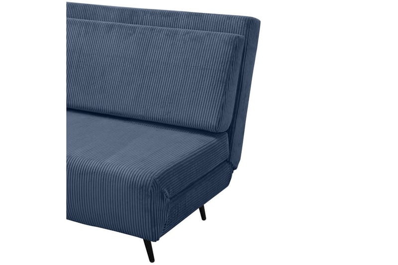 Sjeselong Mallory Blå, Cordfløyel/Metall/Tre - Blå, Cordfløyel/Metall/Tre - Møbler - Sofaer - Sovesofaer