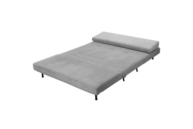 Sjeselong Mallory Grå, Cordfløyel/Metall/Tre - Grå, Cordfløyel/Metall/Tre - Møbler - Sofaer - Sovesofaer