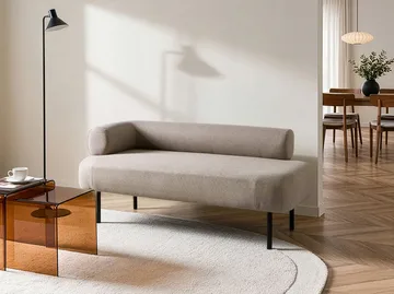 Sjeselong Mirmande venstrevendt - Taupe - Møbler - Sofaer - Dagsenger