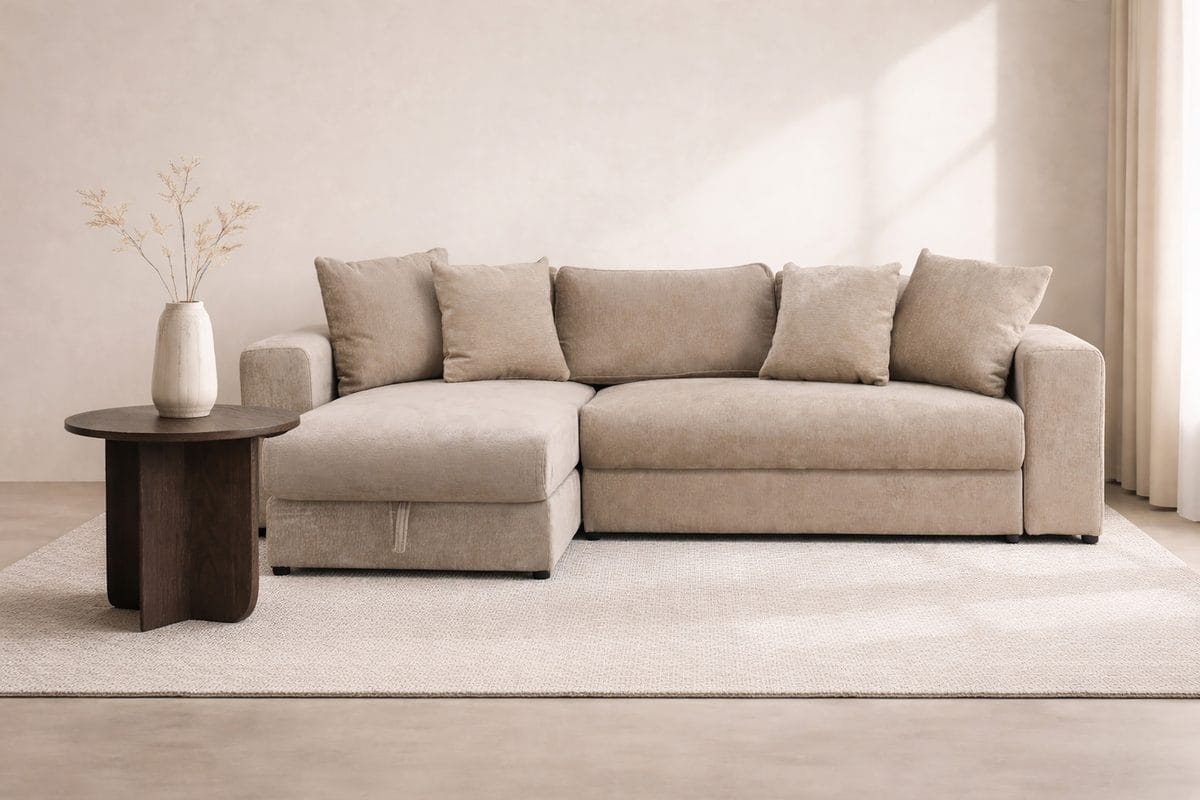 Sjeselongsofa Venture Home Bellman Beige - beige