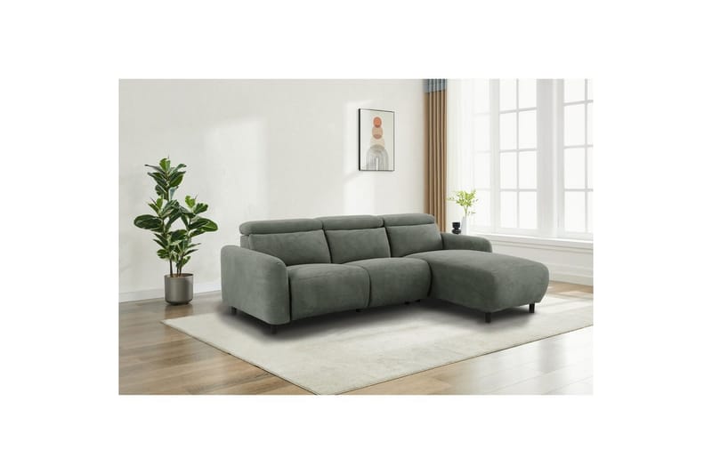 Skaane Reclinersofa 3-seter - Grå - Møbler - Sofaer - Reclinersofaer