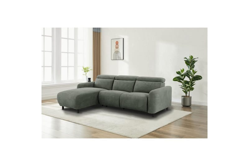 Skaane Reclinersofa 3-seter - Grå - Møbler - Sofaer - Reclinersofaer