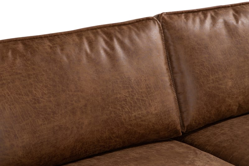 Akron 2,5-seter Sofa Bonded Lær - Brun - Skinnsofaer - 2 seter sofa