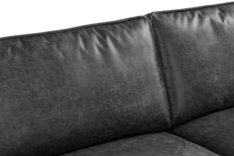 Akron 2,5-seter Sofa Bonded Lær - Mørkegrå - Skinnsofaer - 2 seter sofa