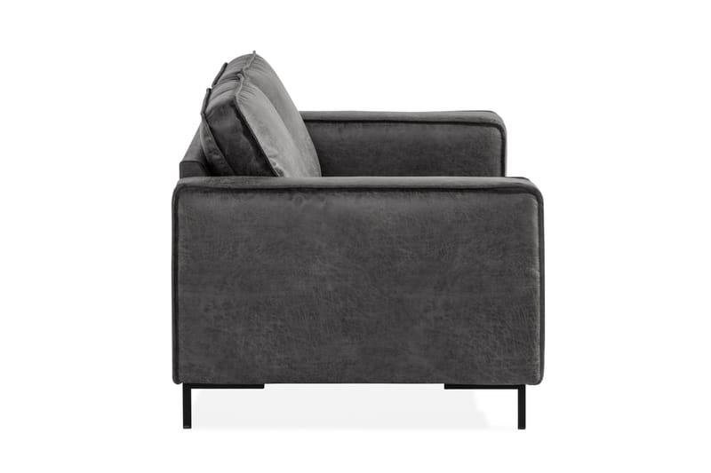 Akron 2-seter Sofa Bonded Lær - Mørkegrå - Møbler - Sofaer - Skinnsofaer