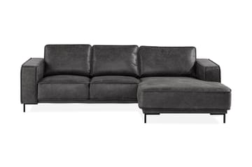 Akron 2-seter Sofa med Divan Høyre Bonded Lær