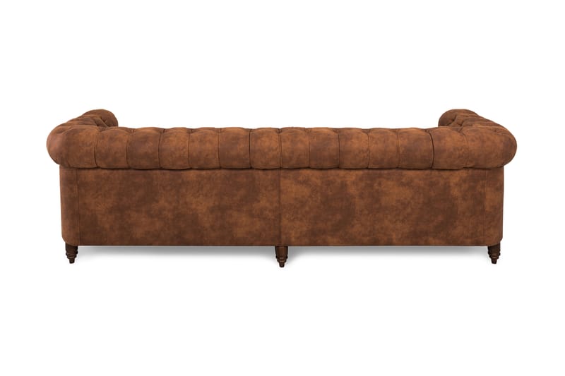 Chesterfield Deluxe 4-seter Sofa - Cognac - Møbler - Sofaer - Skinnsofaer