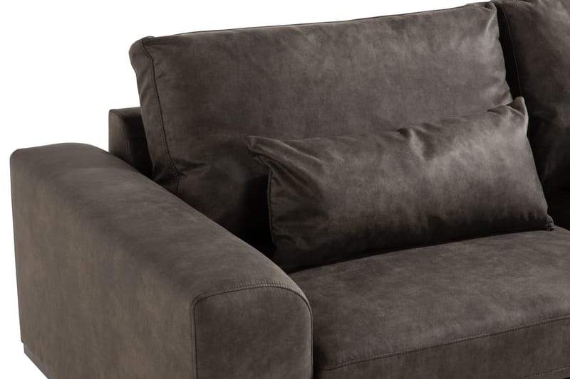 Copenhagen 2-seters Sofa i Kunstlær - Mørk grå - Møbler - Sofaer - Skinnsofaer