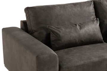 Copenhagen 2-seters Sofa i Kunstlær - Mørk grå - Møbler - Sofaer - Skinnsofaer
