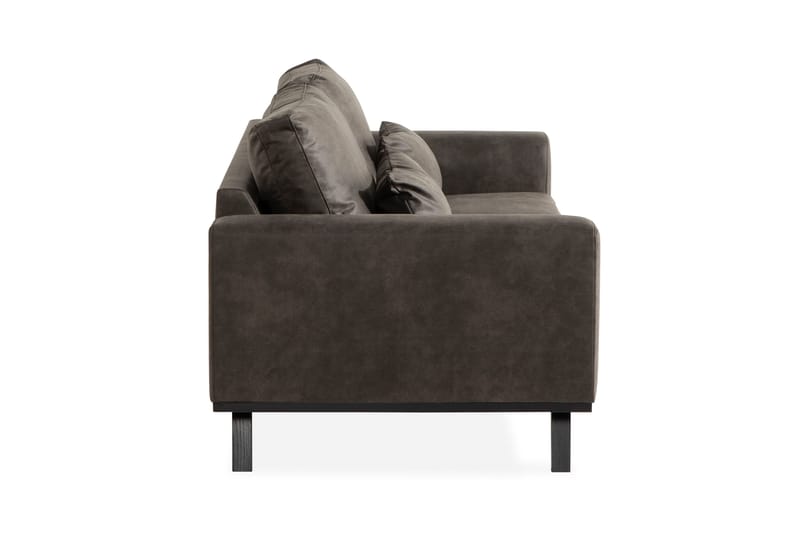 Copenhagen 2-seters Sofa i Kunstlær - Mørk grå - Møbler - Sofaer - Skinnsofaer