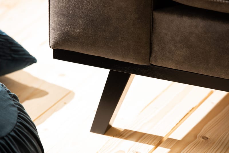 Copenhagen 2-seters Sofa i Kunstlær - Mørk grå - Møbler - Sofaer - Skinnsofaer