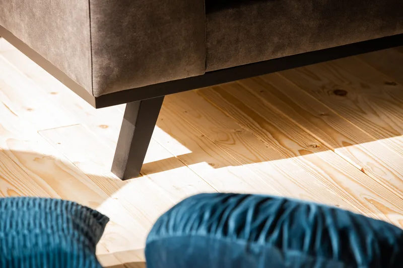 Copenhagen 3-seters Sofa i Kunstlær - Mørk grå - Møbler - Sofaer - Skinnsofaer