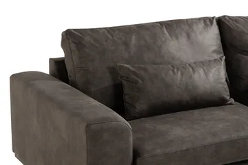 Copenhagen 3-seters Sofa i Kunstlær - Mørk grå - Møbler - Sofaer - Skinnsofaer