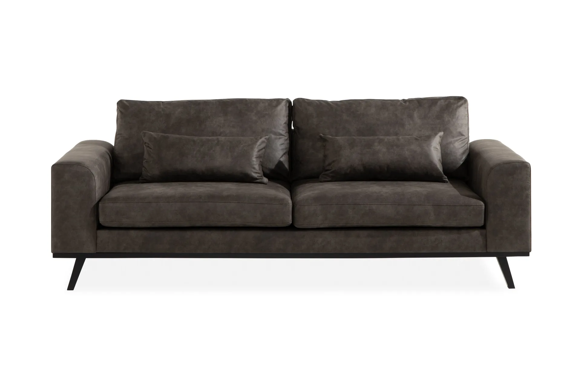 Copenhagen 3-seters Sofa i Kunstlær - Mørk grå