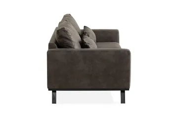 Copenhagen 3-seters Sofa i Kunstlær - Mørk grå - Møbler - Sofaer - Skinnsofaer