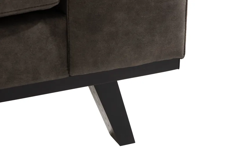 Copenhagen 3-seters Sofa i Kunstlær - Mørk grå - Møbler - Sofaer - Skinnsofaer