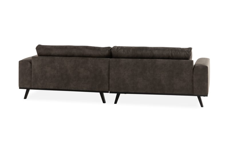 Copenhagen 4-seter - Mørkegrå - Skinnsofaer - 4 seter sofa