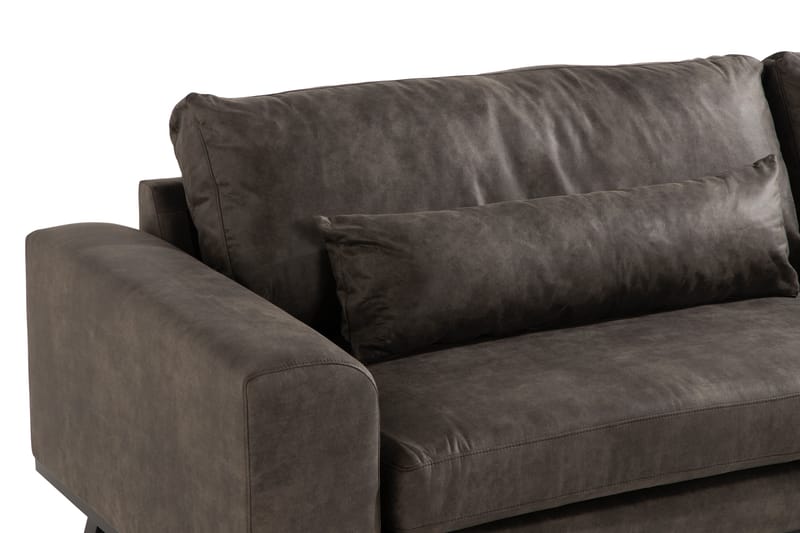 Copenhagen 4-seters Sofa i Kunstlær - Mørk grå - Møbler - Sofaer - Skinnsofaer