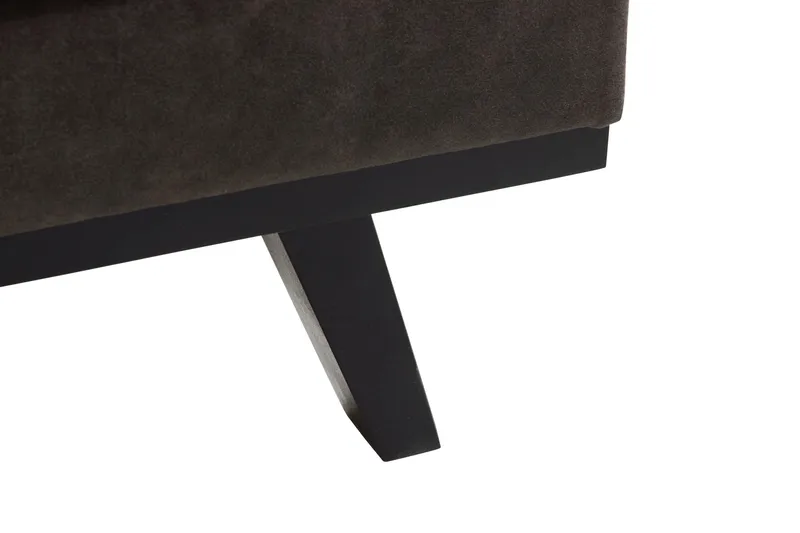 Copenhagen 5-seters Venstrevendt U-formet Sofa med Divan og Sjeselong i Kunstlær - Mørk grå - Møbler - Sofaer - Skinnsofaer