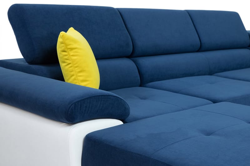 Cotere Hjørnesofa Høyre - Svart - Møbler - Sofaer - Skinnsofaer