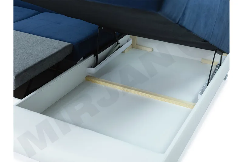 Cotere Hjørnesofa Høyre - Svart - Møbler - Sofaer - Skinnsofaer