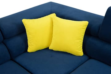 Cotere Hjørnesofa Høyre - Svart - Møbler - Sofaer - Skinnsofaer