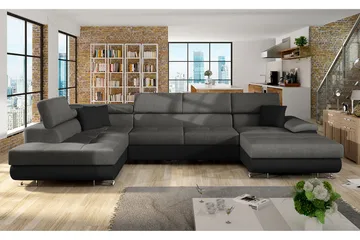 Cotere Hjørnesofa Venstre - Grå - Møbler - Sofaer - Sovesofaer - Sovesofa divan