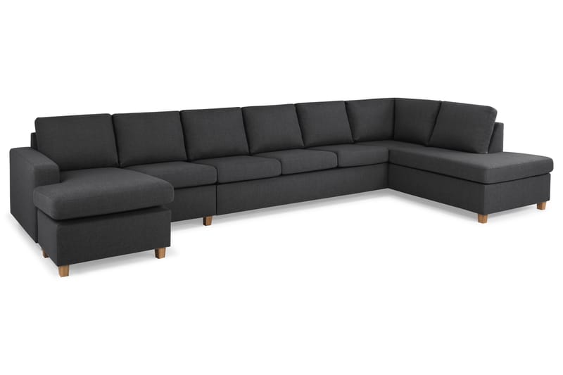 Crazy U-Sofa Gigant Høyre - Mørkegrå - U-sofa