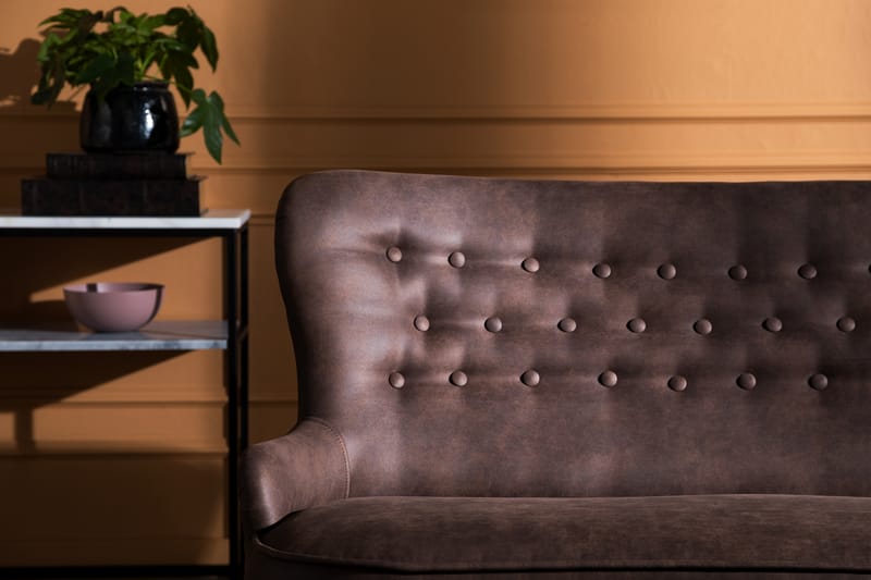 Dahlia Sofa - Vintage Brun - Møbler - Sofaer - Skinnsofaer