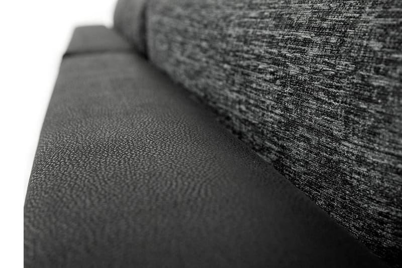 Irja Divansovesofa 4-seter Vendbar - Svart - Møbler - Sofaer - Skinnsofaer