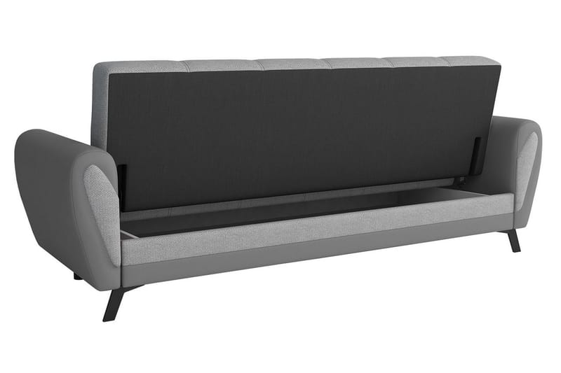 Laterse 3-seters Sofa - Grå - Sovesofaer - Skinnsofaer - 3 seters sovesofa