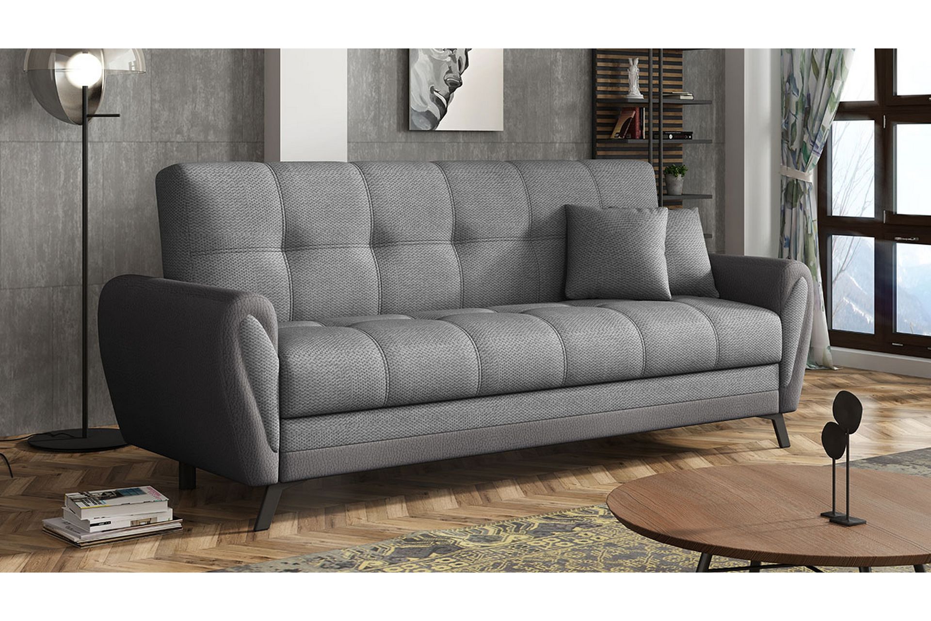 Laterse 3-seters Sofa - Grå - Møbler - Sofaer - Sovesofaer