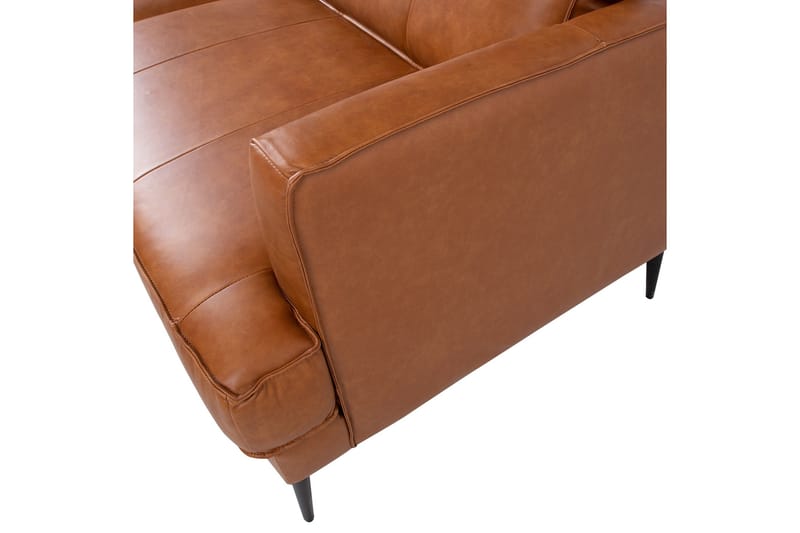 Leo Sofa Lysebrun - Møbler - Sofaer - Skinnsofaer