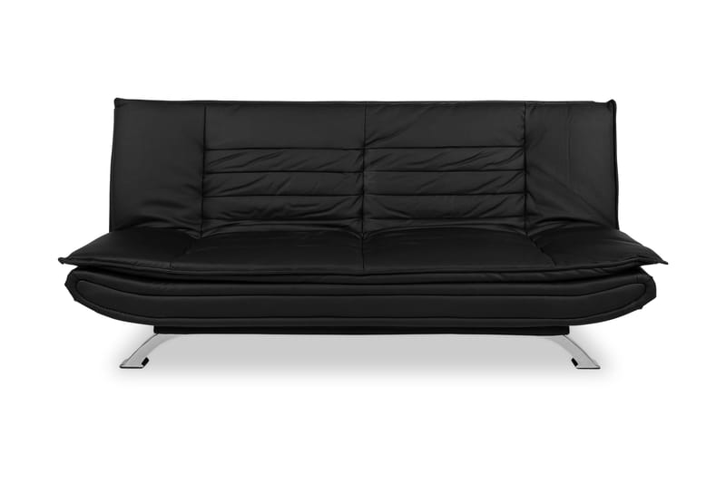 Lerwick Sovesofa 3-seter Kunstlær - Svart - Møbler - Sofaer - Skinnsofaer