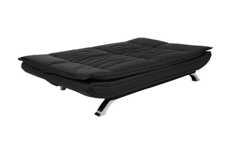 Lerwick Sovesofa 3-seter Kunstlær - Svart - Møbler - Sofaer - Skinnsofaer