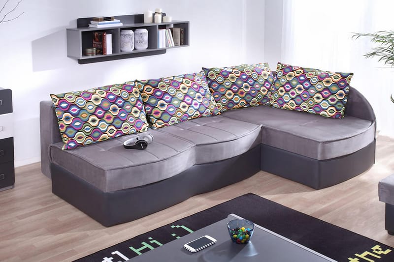 Lido Hjørnesovesofa 202x145x86 cm - Møbler - Sofaer - Skinnsofaer